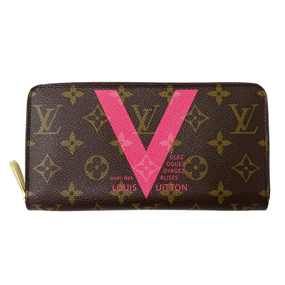 LOUIS VUITTON ルイ・ヴィトン ジッピー ウォレット 長財布 モノグラムＶ グルナード M60936 レディース 【中古】
