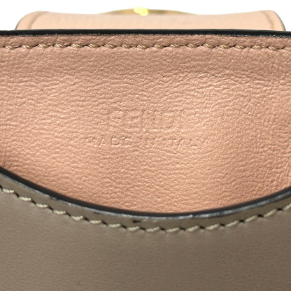 FENDI フェンディ フォンポーチ ショルダーバッグ FFダイヤモンド グレージュ ピンク レザー レディース 【中古】