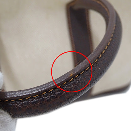 HERMES エルメス ガーデンパーティ TPM 2wayバッグ ブラウン シルバー金具 トワルアッシュ レディース □I刻印 【中古】