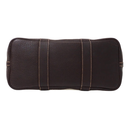HERMES エルメス ガーデンパーティ TPM 2wayバッグ ブラウン シルバー金具 トワルアッシュ レディース □I刻印 【中古】