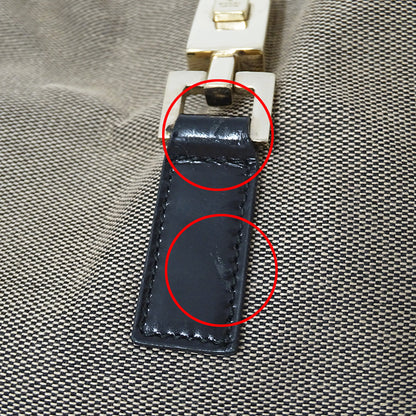 GUCCI グッチ ショルダーバッグ ジャッキー ベージュ ブラック 001・3306 キャンバス レディース 【中古】