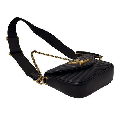 ルイ・ヴィトン LOUIS VUITTON ルイ・ヴィトン ミュルティポシェット ショルダーバッグ ニューウェーブ ノワール M56461 レディース 【中古】