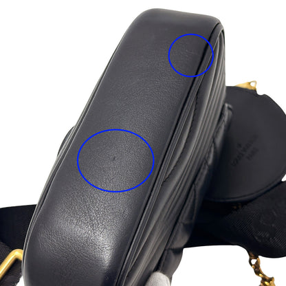 ルイ・ヴィトン LOUIS VUITTON ルイ・ヴィトン ミュルティポシェット ショルダーバッグ ニューウェーブ ノワール M56461 レディース 【中古】