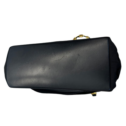 Ferragamo フェラガモ ショルダーバッグ ヴァラ ブラック ゴールド金具 ナイロン レディース 【中古】