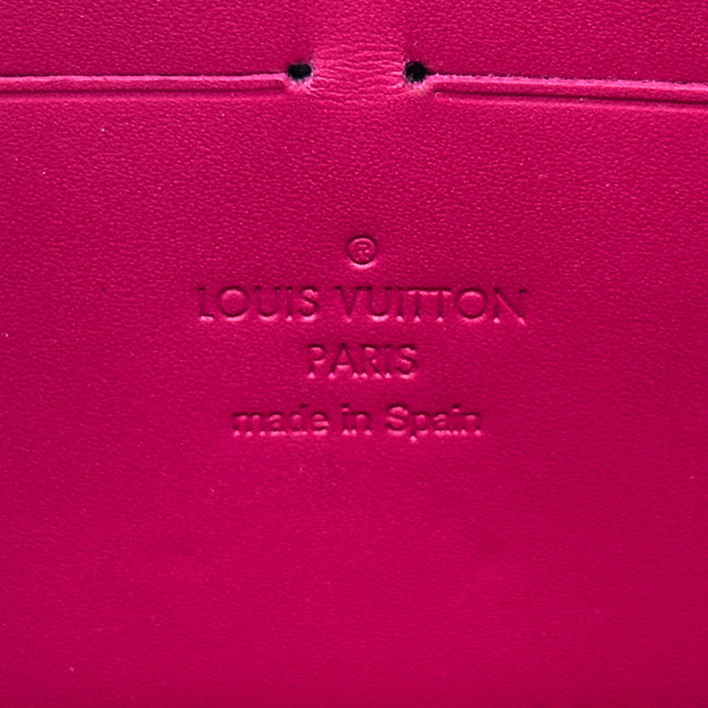 LOUIS VUITTON ルイ・ヴィトン ジッピーウォレット 長財布 モノグラム イカットフラワー ローズアンディアン ピンク M90019 レディース メンズ 【中古】