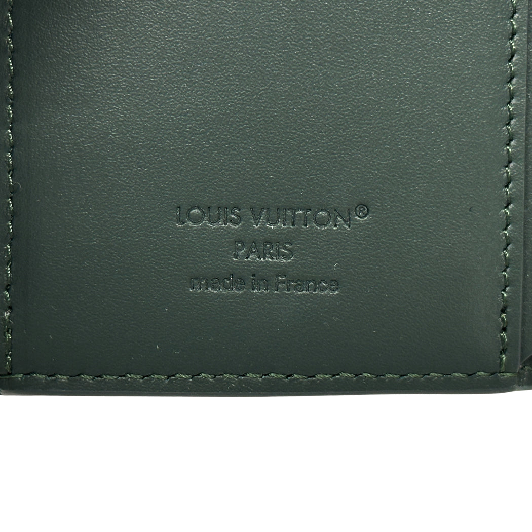 LOUIS VUITTON ルイ・ヴィトン ヴィクター・ウォレット 三つ折り財布 アエログラム フォレストグリーン M25958 メンズ 【中古】