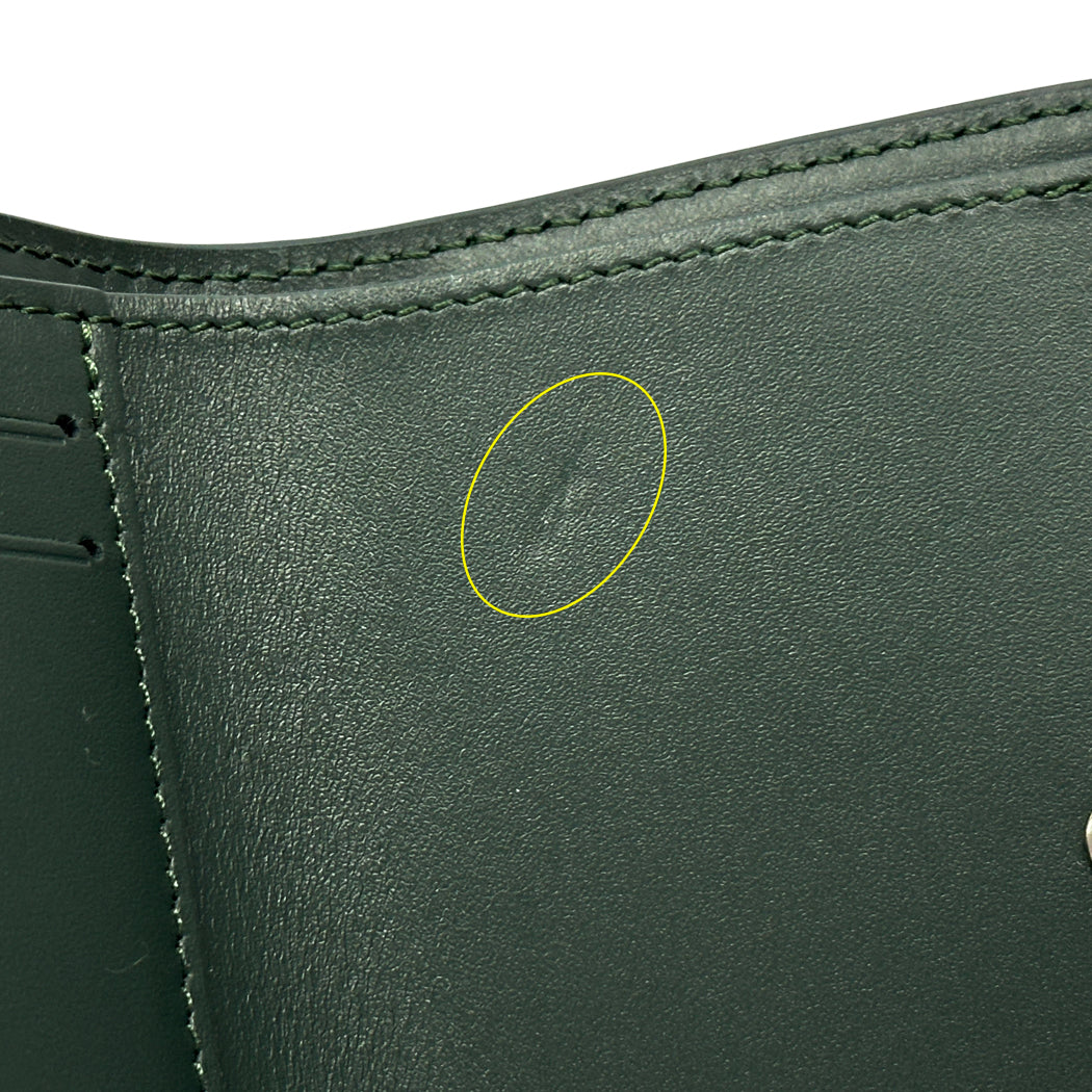 LOUIS VUITTON ルイ・ヴィトン ヴィクター・ウォレット 三つ折り財布 アエログラム フォレストグリーン M25958 メンズ 【中古】