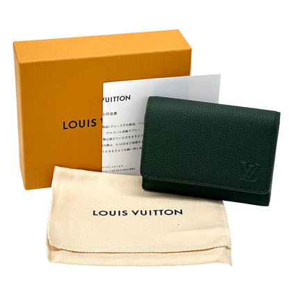 LOUIS VUITTON ルイ・ヴィトン ヴィクター・ウォレット 三つ折り財布 アエログラム フォレストグリーン M25958 メンズ 【中古】