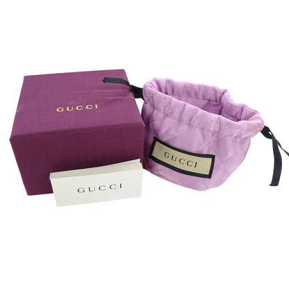 GUCCI グッチ ヘアアクセサリー ヘアピン 髪留め レジン クリスタル ブラック ゴールド レディース 【中古】