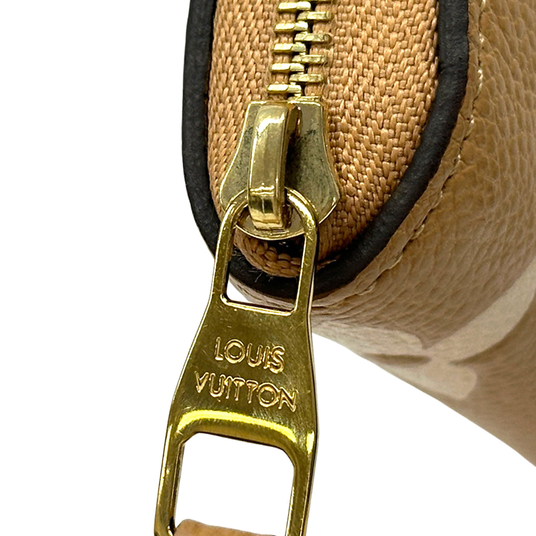 LOUIS VUITTON ルイ・ヴィトン ジッピーコインパース バイカラー モノグラム アンプラント アリゾナ×クレーム ベージュ M14563 レディース 【中古】