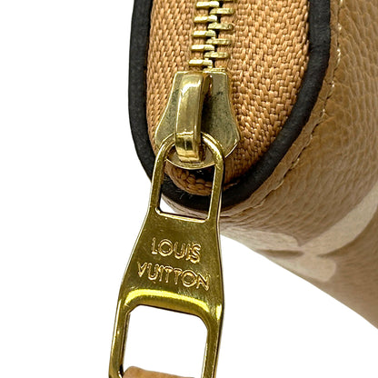 LOUIS VUITTON ルイ・ヴィトン ジッピーコインパース バイカラー モノグラム アンプラント アリゾナ×クレーム ベージュ M14563 レディース 【中古】