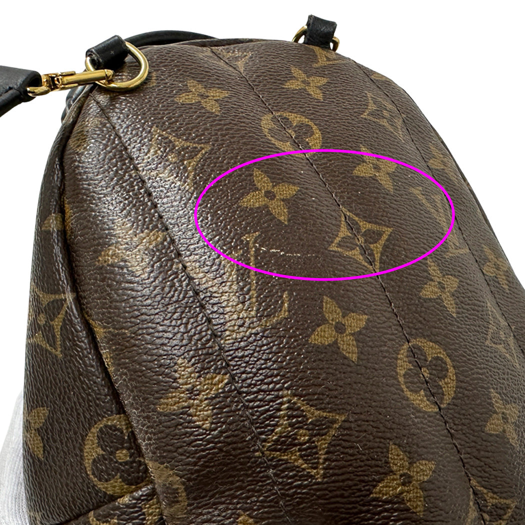 LOUIS VUITTON ルイ・ヴィトン ワールドツアー・パームスプリングス リュック ミニ M42971モノグラム レディース 【中古】