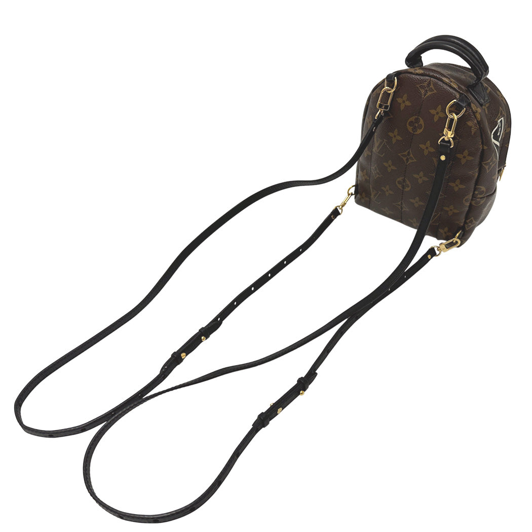 LOUIS VUITTON ルイ・ヴィトン ワールドツアー・パームスプリングス リュック ミニ M42971モノグラム レディース 【中古】