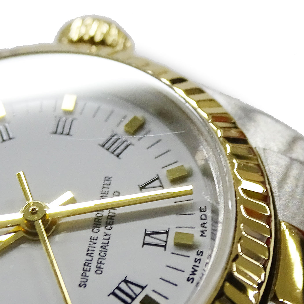 ROLEX ロレックス オイスターパーペチュアル 76193 K番 レディース 腕時計 自動巻き AT SS YG OH・磨き済み【中古】