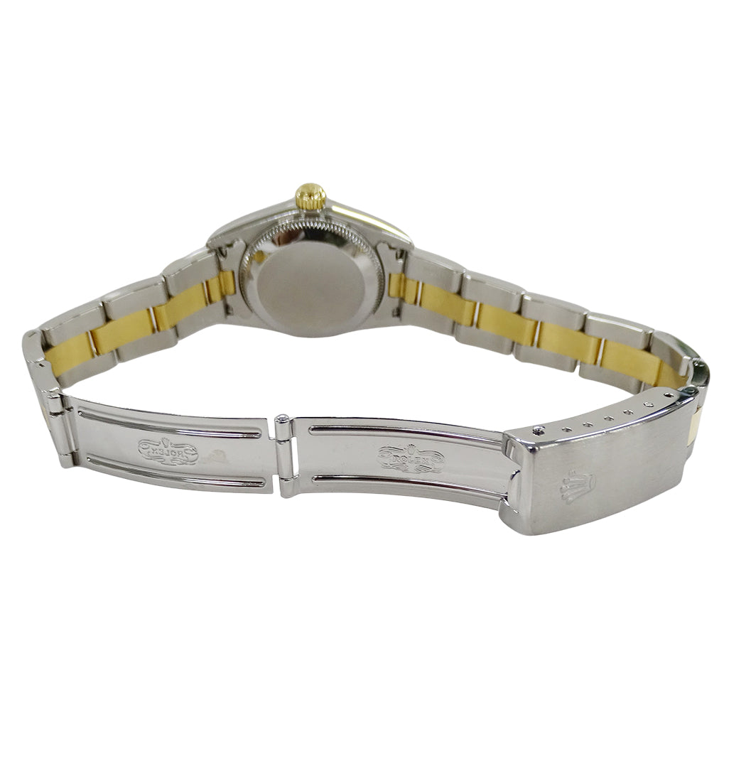 ROLEX ロレックス オイスターパーペチュアル 76193 K番 レディース 腕時計 自動巻き AT SS YG OH・磨き済み【中古】