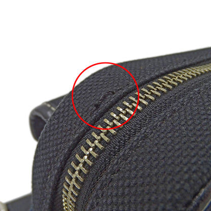BURBERRY BLUE LABEL バーバリーブルーレーベル ショルダーバッグ ブラック キャンバス レディース 【中古】