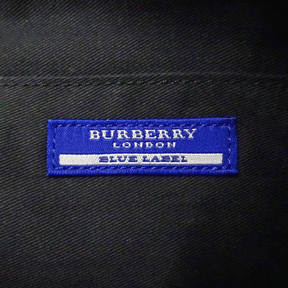 BURBERRY BLUE LABEL バーバリーブルーレーベル ショルダーバッグ ブラック キャンバス レディース 【中古】