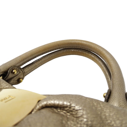Ferragamo フェラガモ 2wayバッグ ヴァラ ゴールド レザー レディース 【中古】