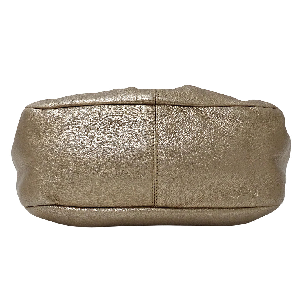 Ferragamo フェラガモ 2wayバッグ ヴァラ ゴールド レザー レディース 【中古】