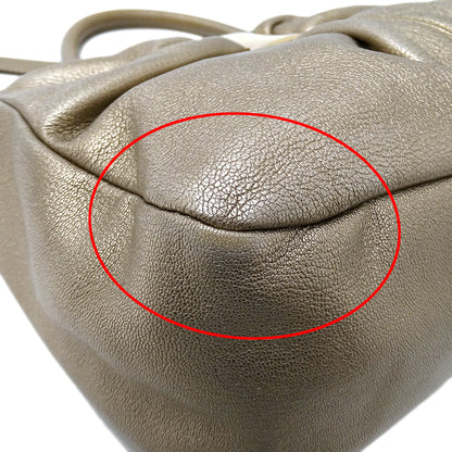 Ferragamo フェラガモ 2wayバッグ ヴァラ ゴールド レザー レディース 【中古】