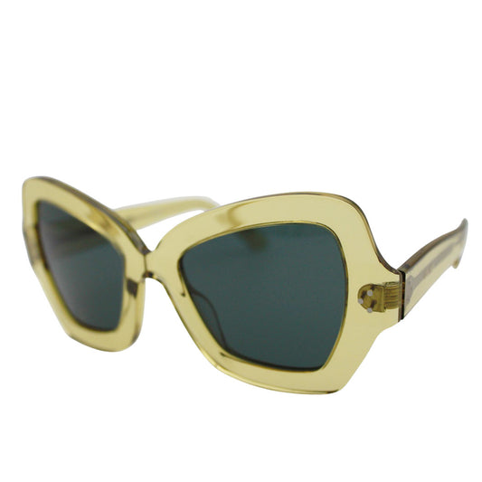 CELINE セリーヌ サングラス イエロー CL40071 レディース メンズ 【中古】