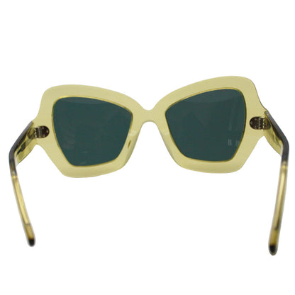 CELINE セリーヌ サングラス イエロー CL40071 レディース メンズ 【中古】