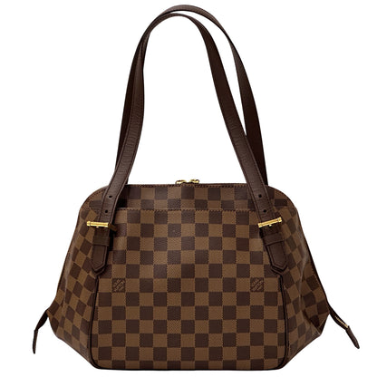 LOUIS VUITTON ルイ・ヴィトン ベレム MM ショルダーバッグ ダミエ エベヌ ブラウン N51174 レディース 【中古】