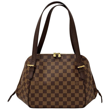 LOUIS VUITTON ルイ・ヴィトン ベレム MM ショルダーバッグ ダミエ エベヌ ブラウン N51174 レディース 【中古】