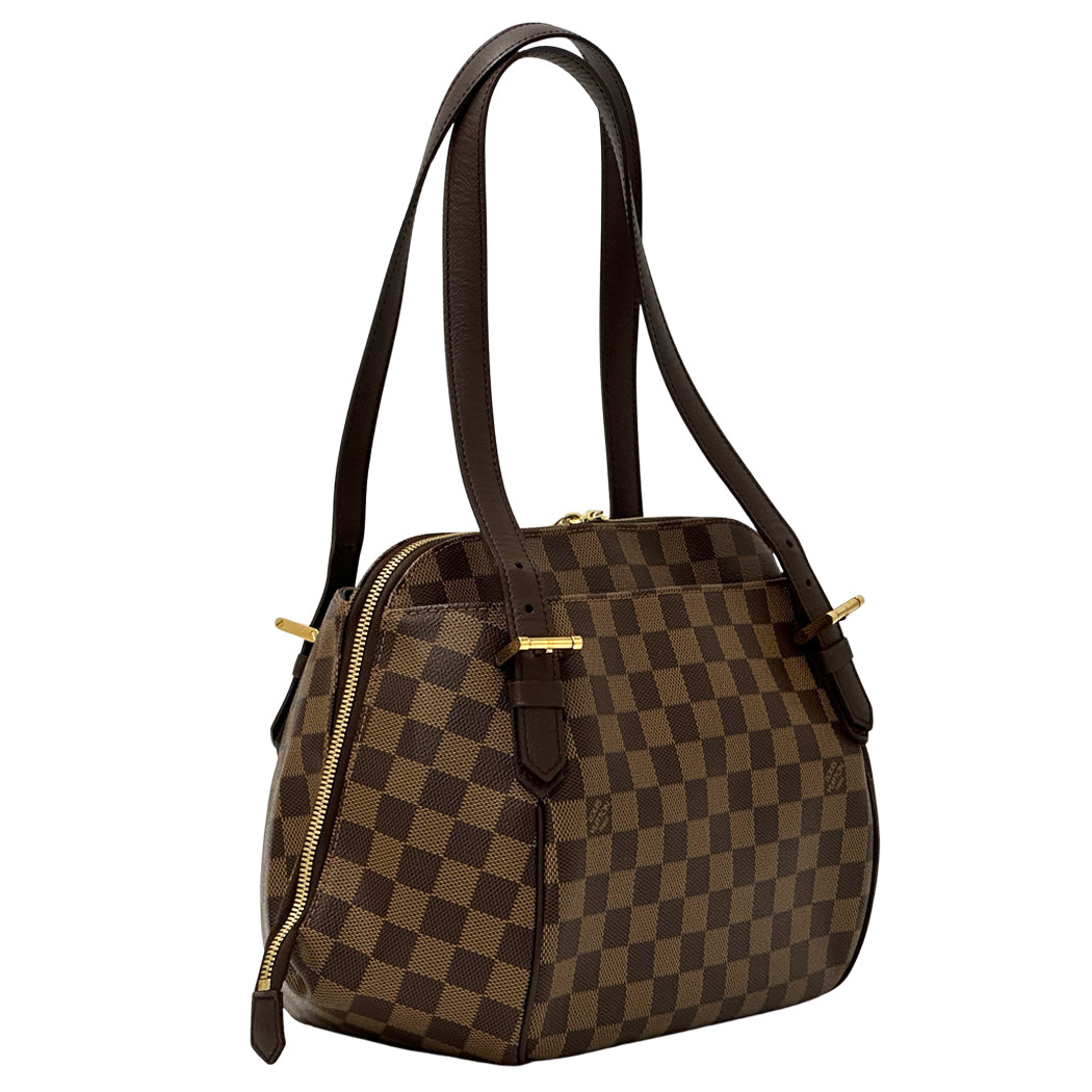 LOUIS VUITTON ルイ・ヴィトン ベレム MM ショルダーバッグ ダミエ エベヌ ブラウン N51174 レディース 【中古】
