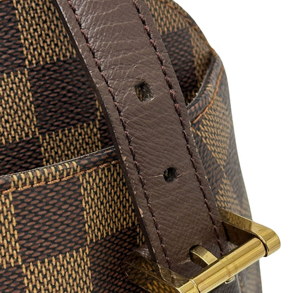 LOUIS VUITTON ルイ・ヴィトン ベレム MM ショルダーバッグ ダミエ エベヌ ブラウン N51174 レディース 【中古】