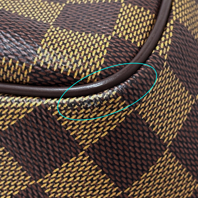 LOUIS VUITTON ルイ・ヴィトン ベレム MM ショルダーバッグ ダミエ エベヌ ブラウン N51174 レディース 【中古】