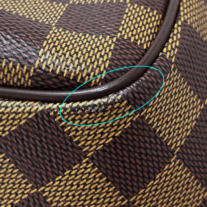 LOUIS VUITTON ルイ・ヴィトン ベレム MM ショルダーバッグ ダミエ エベヌ ブラウン N51174 レディース 【中古】