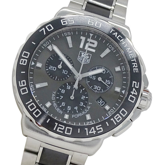 TAG Heuer タグホイヤー フォーミュラ1 CAU1115 BA0869 メンズ 腕時計 クロノグラフ クオーツ SS 磨き済み【中古】