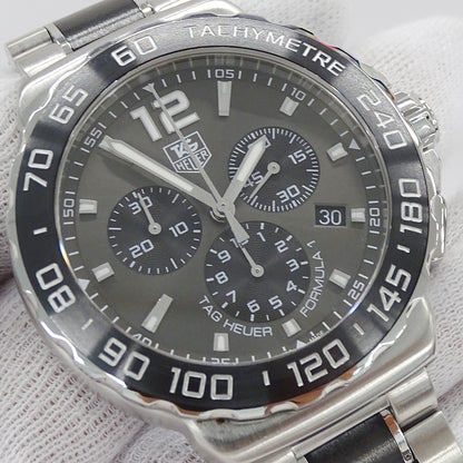 TAG Heuer タグホイヤー フォーミュラ1 CAU1115 BA0869 メンズ 腕時計 クロノグラフ クオーツ SS 磨き済み【中古】