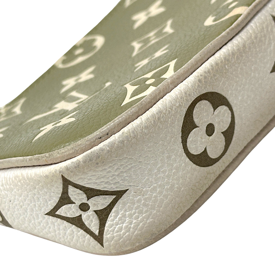 LOUIS VUITTON ルイ・ヴィトン ミニポシェット・アクセソワール ポーチ モノグラム バイカラー アンプラント カーキ ベージュ M81284 レディース 【中古】
