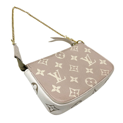 LOUIS VUITTON ルイ・ヴィトン ミニポシェット・アクセソワール ポーチ モノグラム バイカラー アンプラント カーキ ベージュ M81284 レディース 【中古】