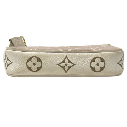 LOUIS VUITTON ルイ・ヴィトン ミニポシェット・アクセソワール ポーチ モノグラム バイカラー アンプラント カーキ ベージュ M81284 レディース 【中古】