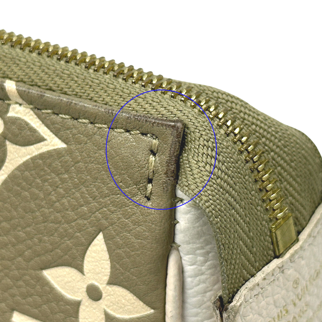 LOUIS VUITTON ルイ・ヴィトン ミニポシェット・アクセソワール ポーチ モノグラム バイカラー アンプラント カーキ ベージュ M81284 レディース 【中古】