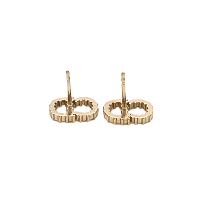 Dior ディオール ピアス ラインストーン ゴールド レディース 【中古】