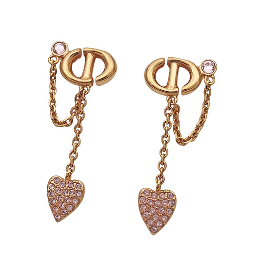 Dior ディオール ピアス GP ゴールド レディース 【中古】