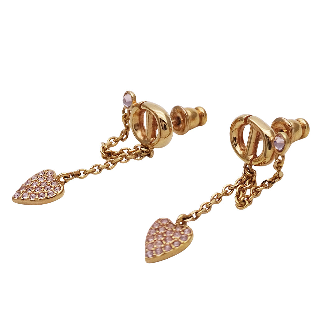 Dior ディオール ピアス GP ゴールド レディース 【中古】