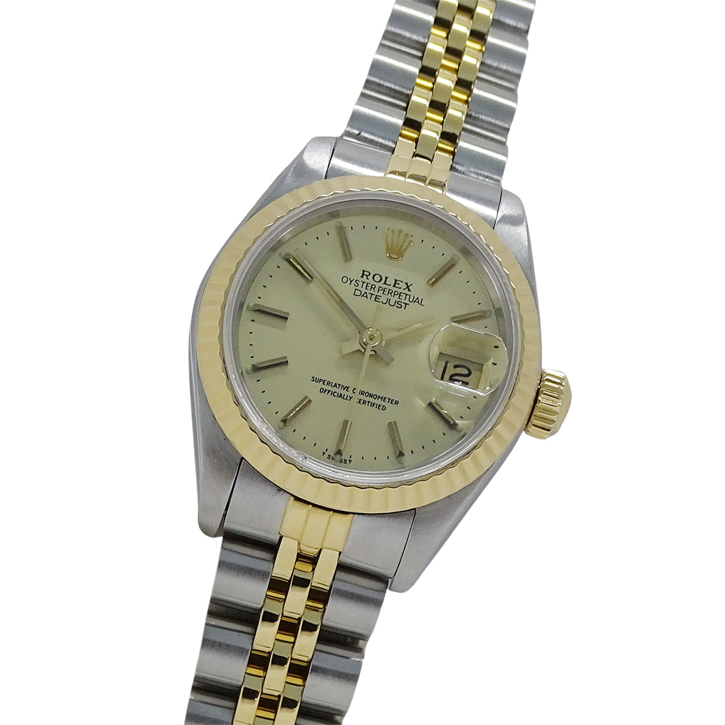 ROLEX ロレックス デイトジャスト 69173 L番 レディース 腕時計 自動巻き AT SS YG 磨き済み【中古】