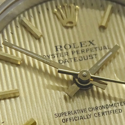 ROLEX ロレックス デイトジャスト 69173 R番 レディース 腕時計 シャンパンタペストリー 自動巻き AT SS YG 磨き済み【中古】
