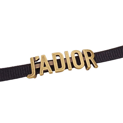 Dior ディオール J'ADIOR チョーカー ゴールド ブラック レディース 【中古】