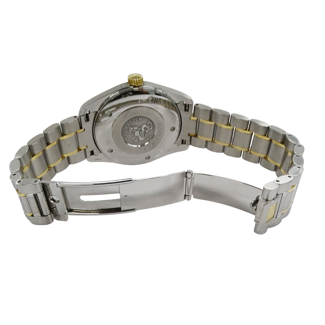 OMEGA オメガ シーマスター アクアテラ 2317.30 メンズ 腕時計 クオーツ SS YG 磨き済み【中古】