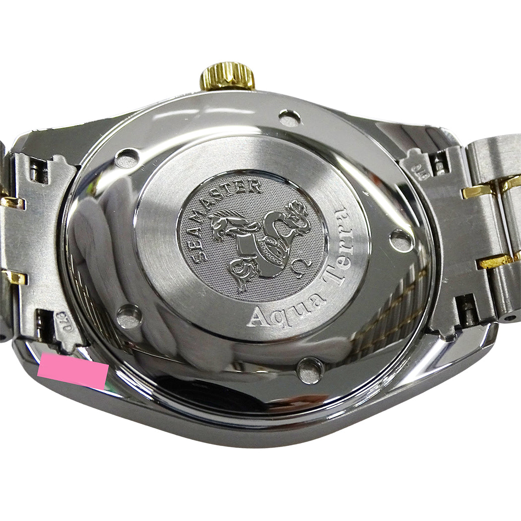 OMEGA オメガ シーマスター アクアテラ 2317.30 メンズ 腕時計 クオーツ SS YG 磨き済み【中古】