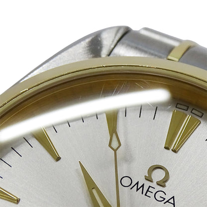 OMEGA オメガ シーマスター アクアテラ 2317.30 メンズ 腕時計 クオーツ SS YG 磨き済み【中古】