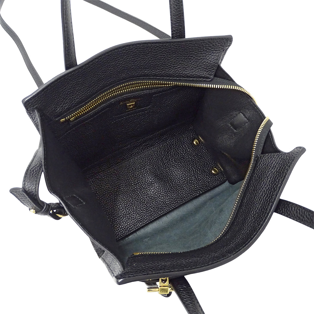 Ferragamo フェラガモ 2wayバッグ ガンチーニ ブラック レザー レディース 【中古】