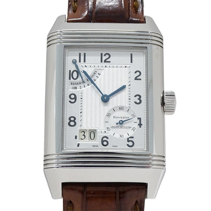JAEGER-LECOULTRE ジャガー・ルクルト レベルソ･グランドデイト 240.8.15 メンズ 腕時計 手巻き SS レザー 磨き済み【中古】