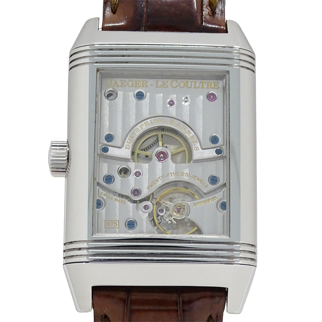 JAEGER-LECOULTRE ジャガー・ルクルト レベルソ･グランドデイト 240.8.15 メンズ 腕時計 手巻き SS レザー 磨き済み【中古】